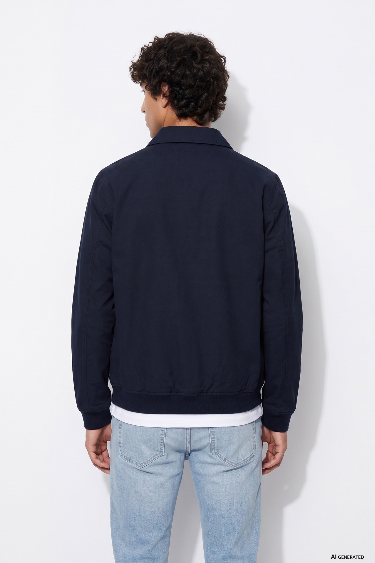 Blue Casual Jacket