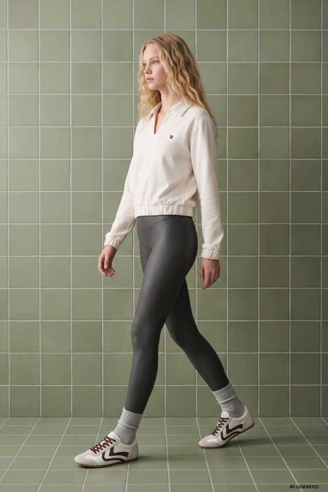 Camisola cru com gola aberta Camisola cru com gola aberta