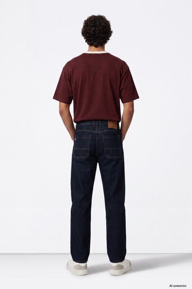 Jeans super baggy azul oscuro Jeans super baggy azul oscuro