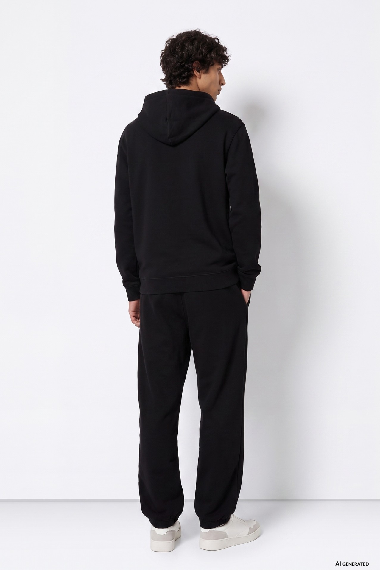 Black Relaxed Fit Trousers