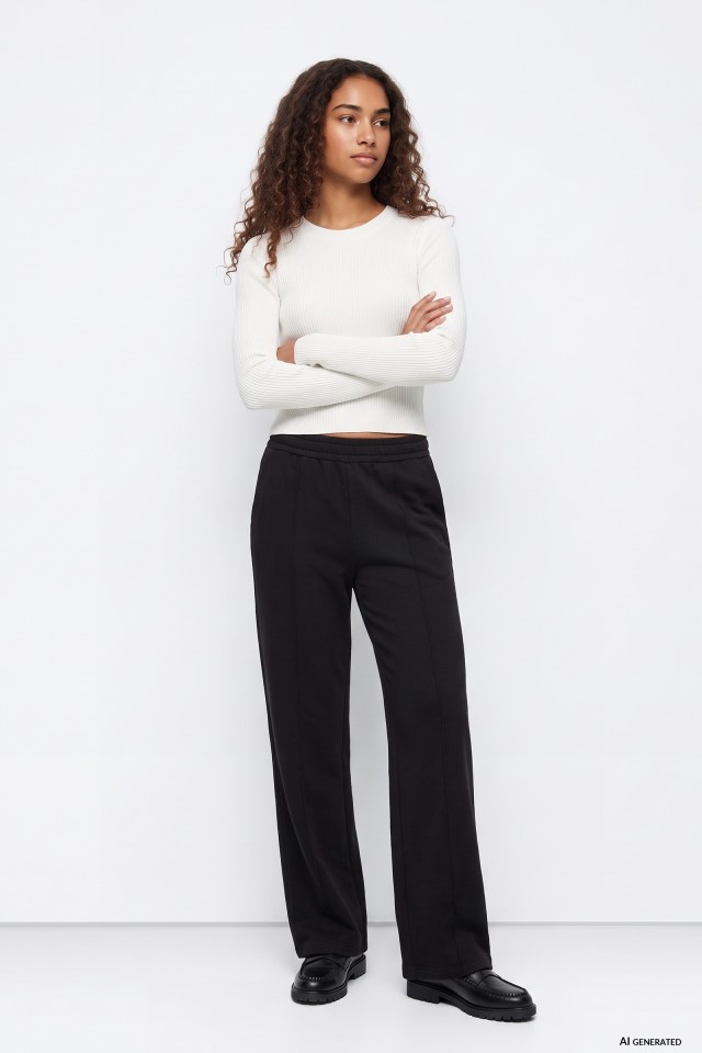 Dark Brown Wide Pants
