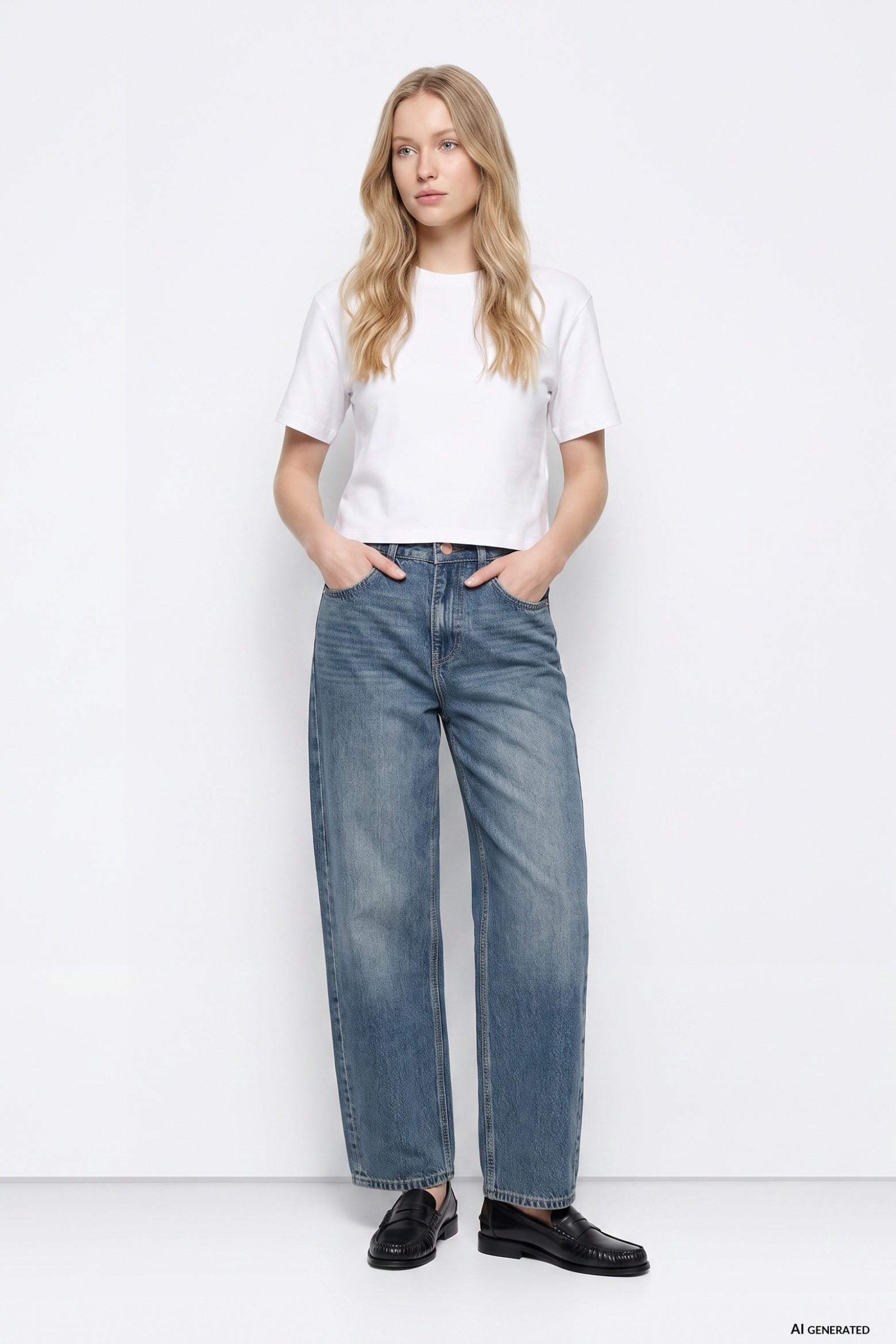 Jeans Alba corte largo