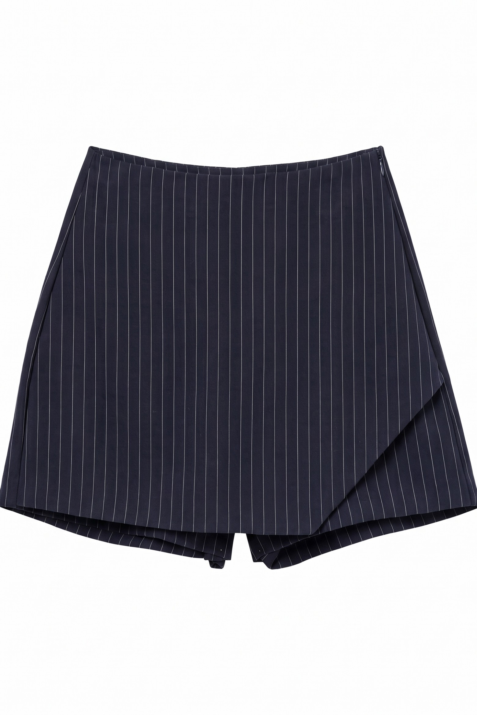 Minimalist Blue Striped Shorts