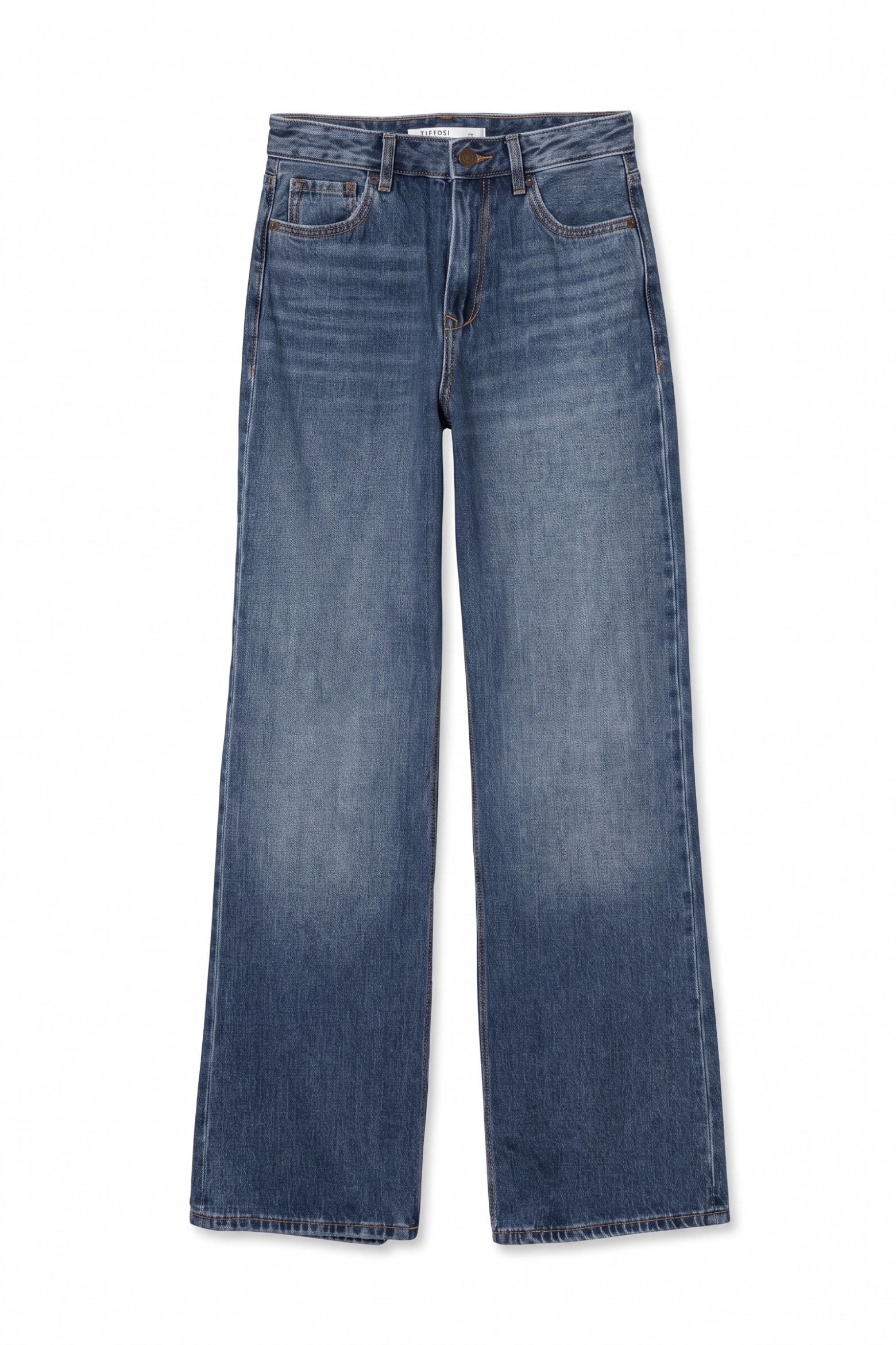 Jeans largos azul escuro