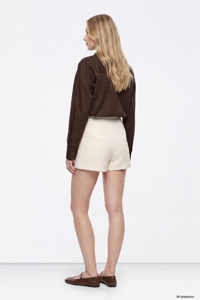 Minimalist Off-White Shorts Minimalist Off-White Shorts