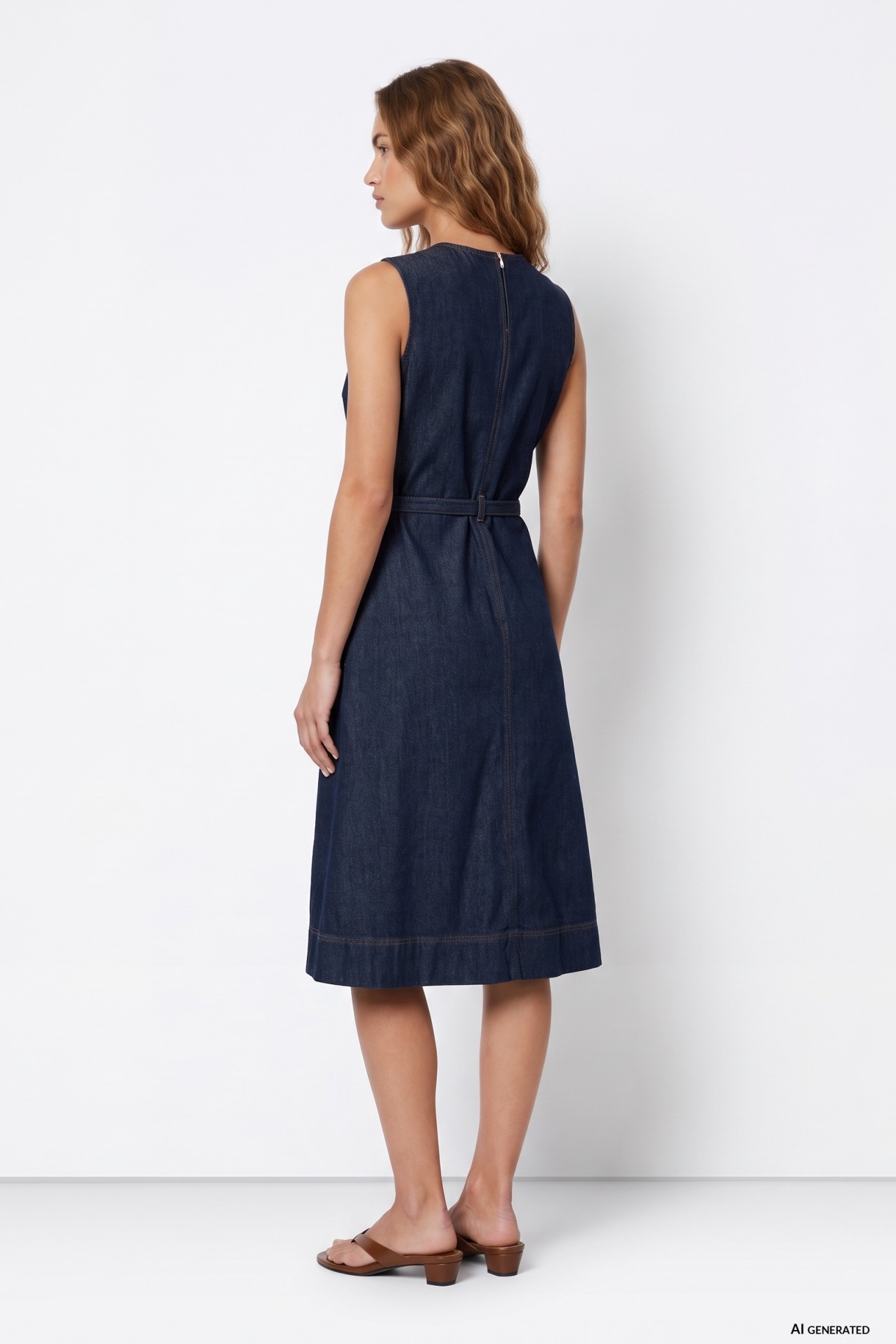 Vestido Azul-indigo