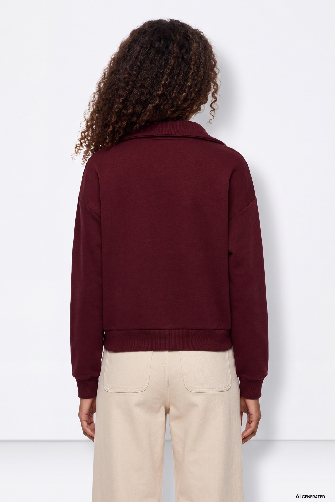 Paris Burgundy Sweatshirt
