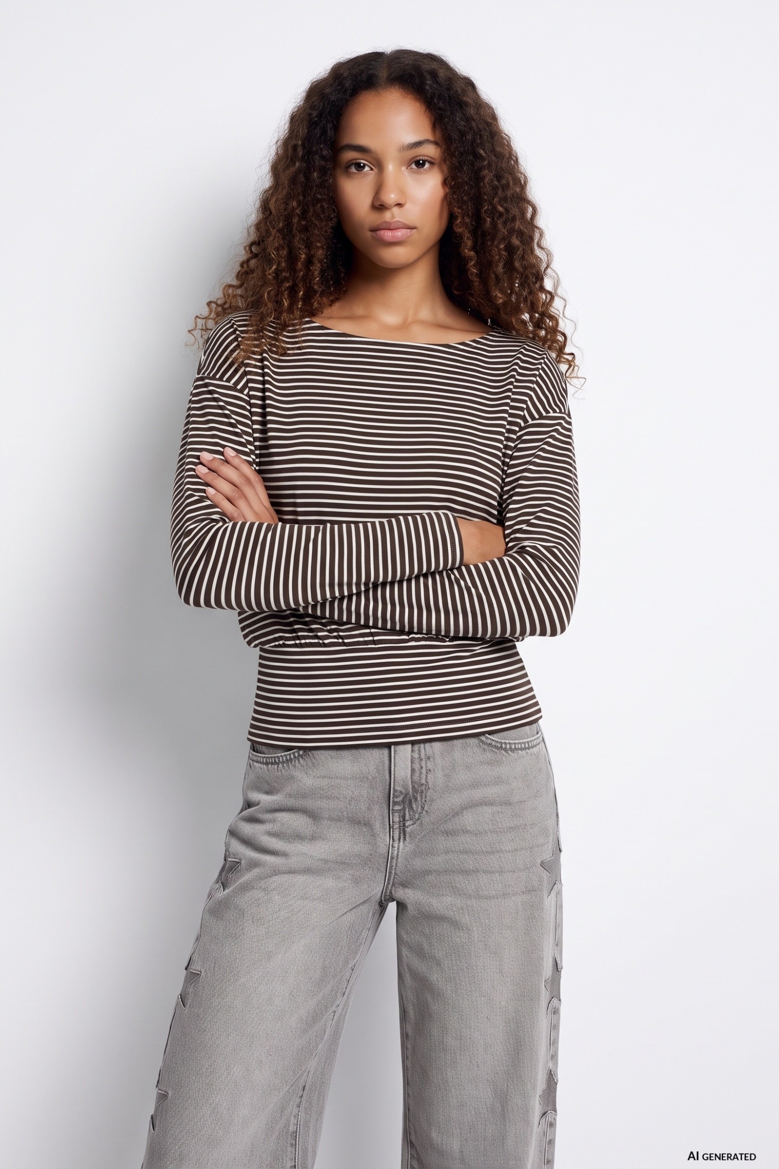 Striped Long Sleeve T-shirt