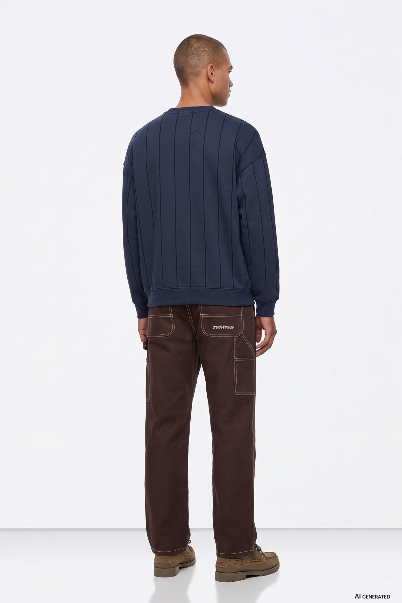 Chocolate Super Baggy Trousers