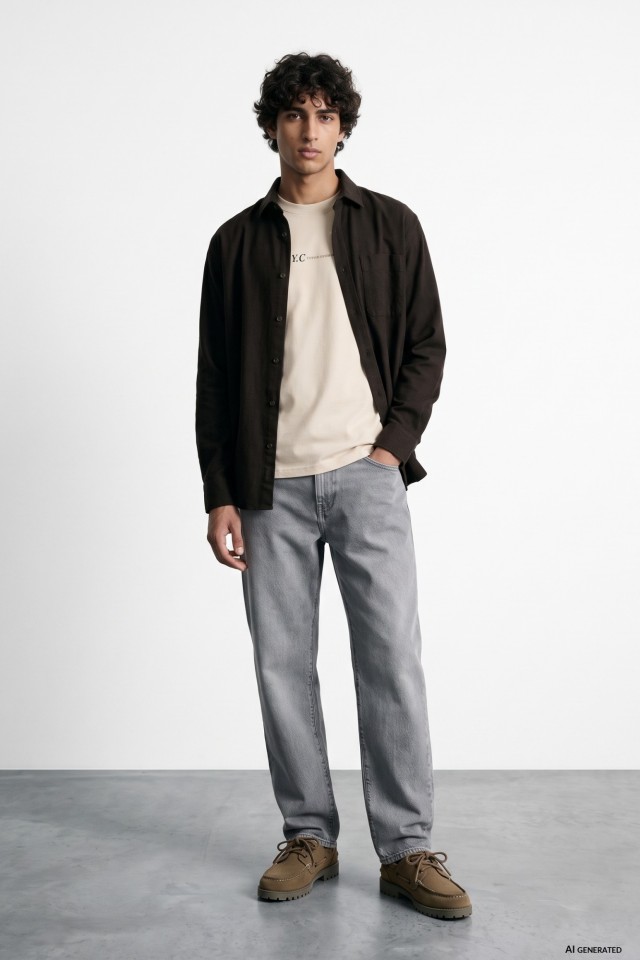 Austin Straight Grey Jeans