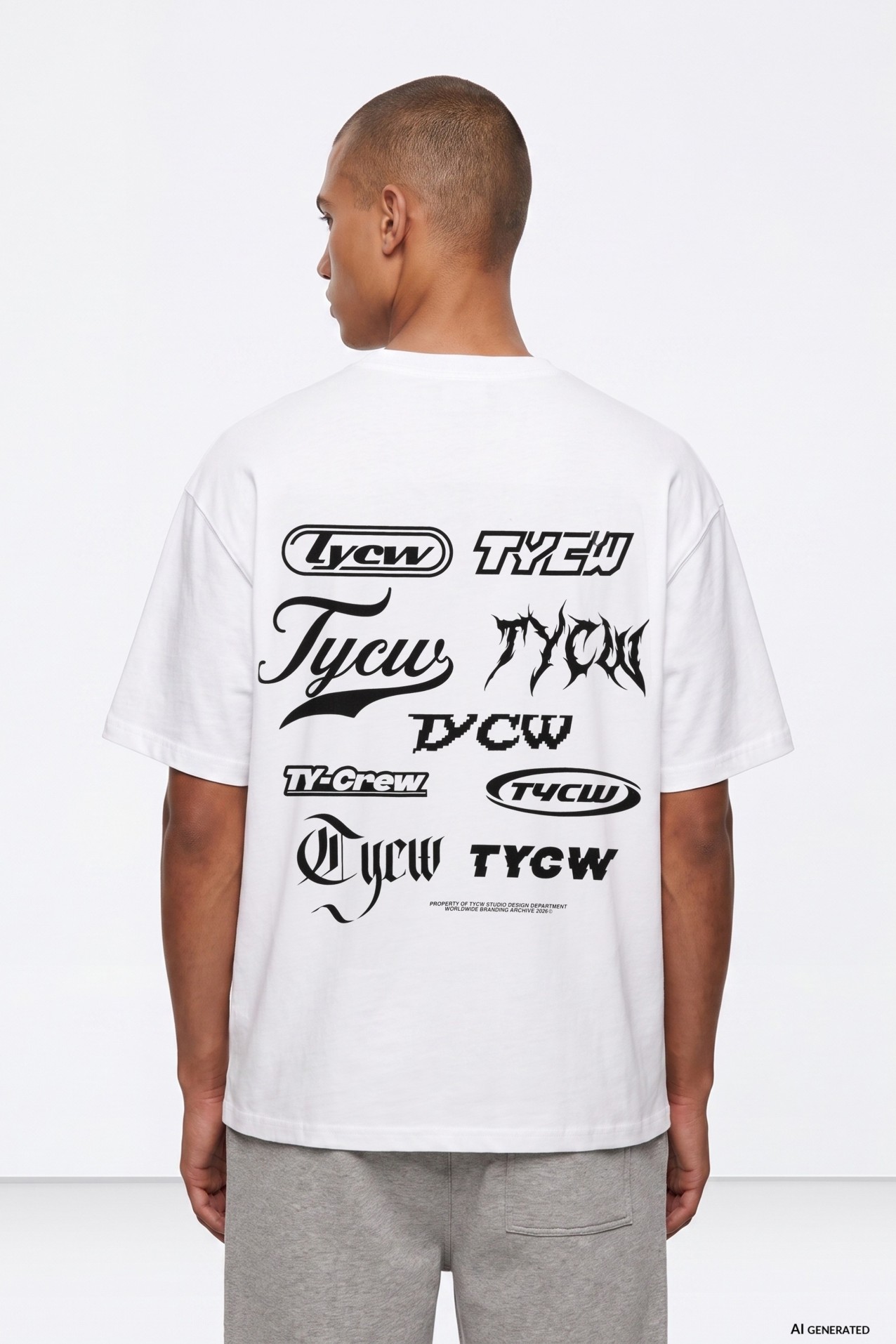 White Oversize Short Sleeve Tee
