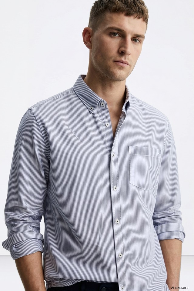 Blue Long Sleeve Shirt