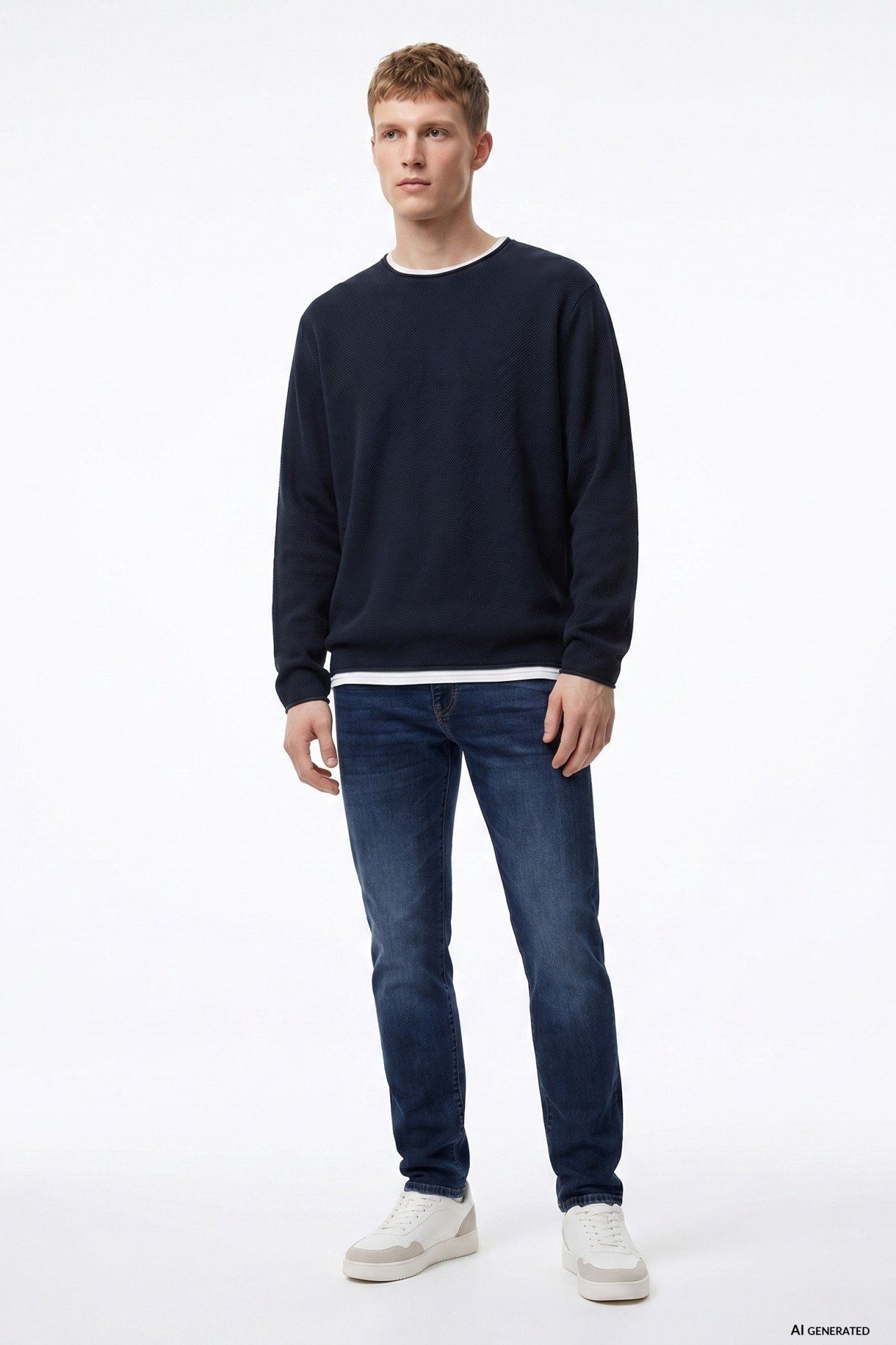 Cotton Blend Sweater