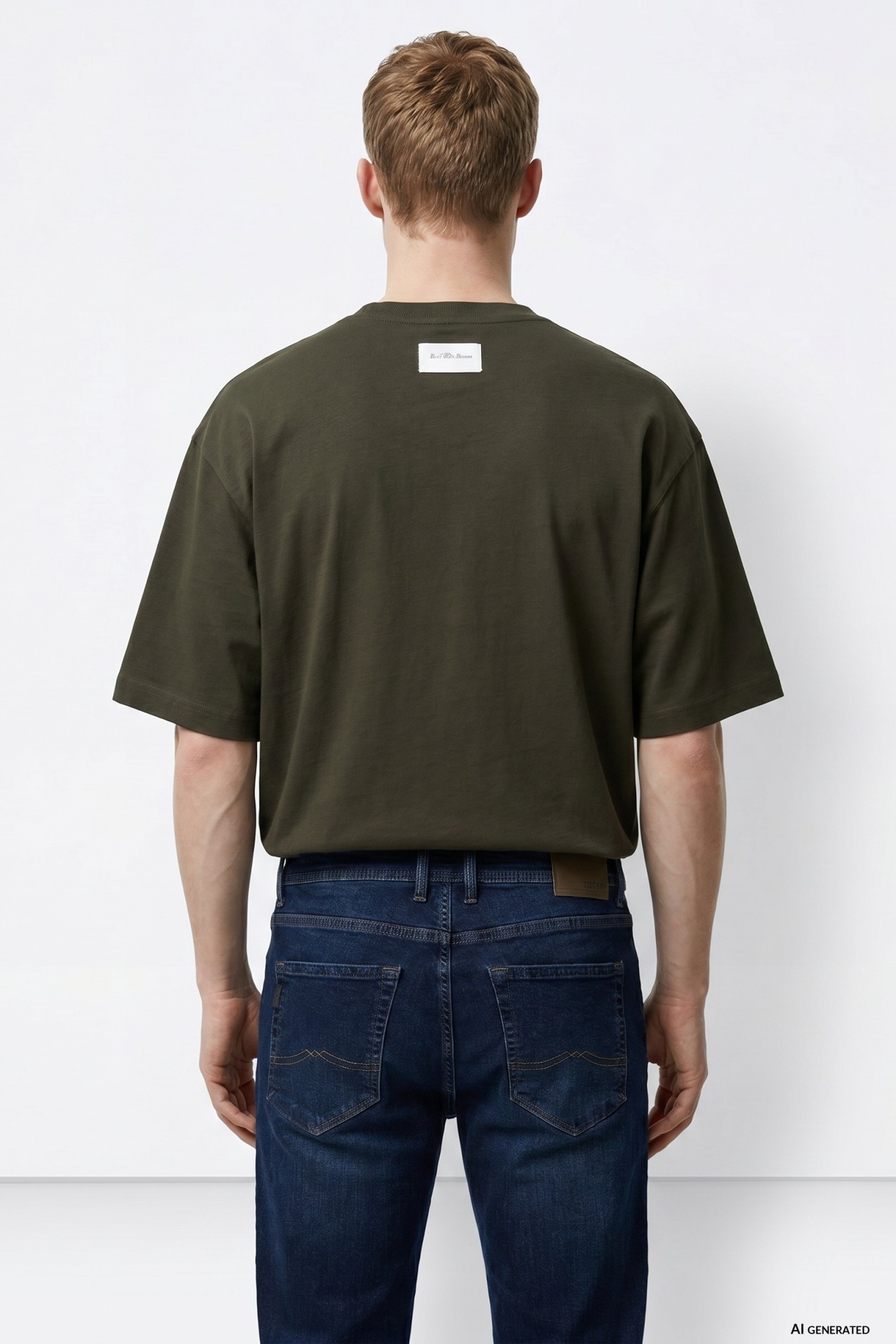 Dark Green Regular Fit Tee