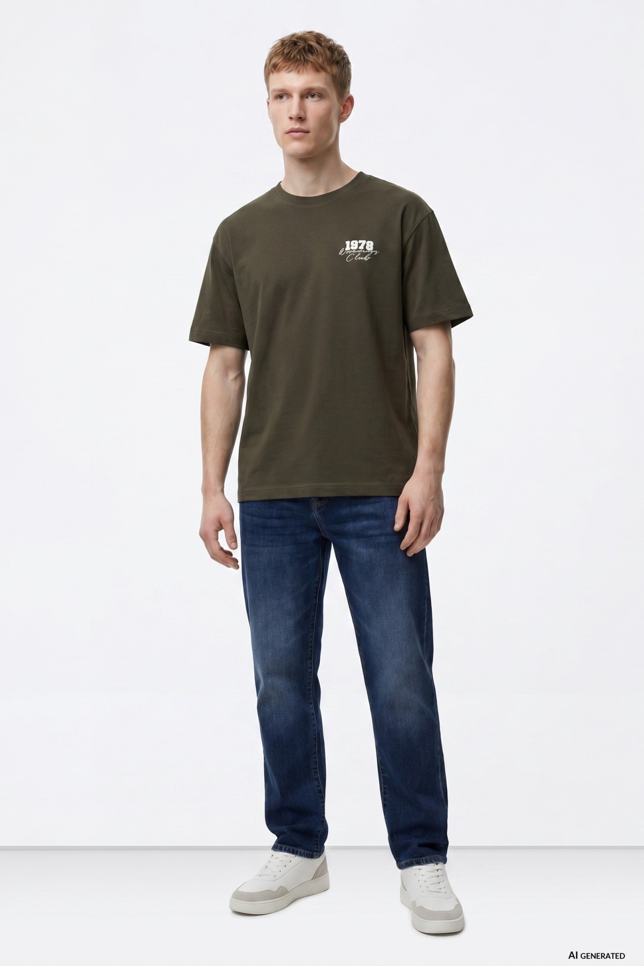 Dark Green Regular Fit Tee
