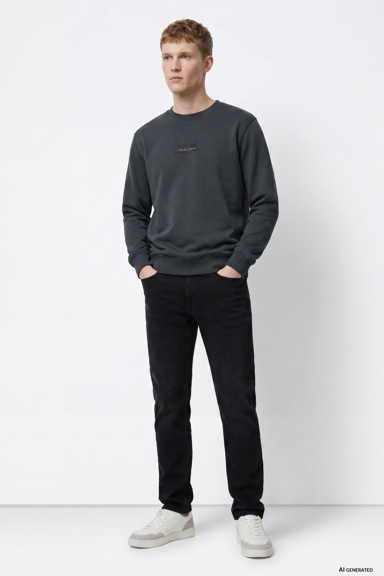 Blue Crewneck Sweatshirt