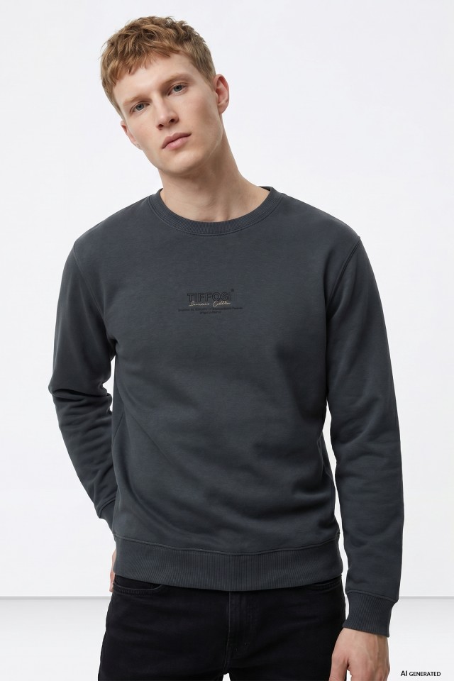 Sweatshirt azul casual