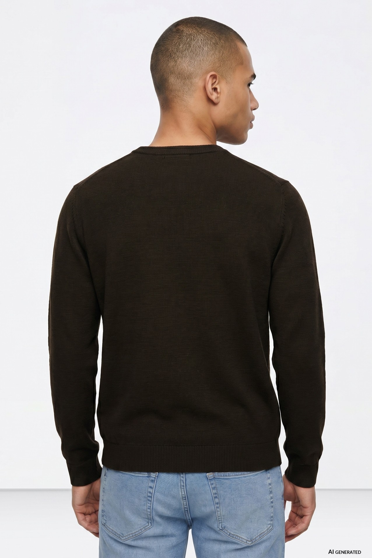 Dark Green Basic Jumper