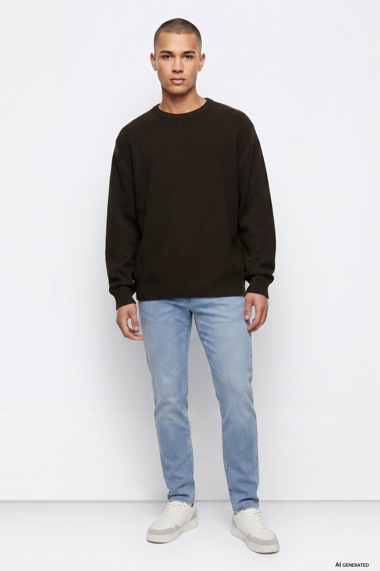 Dark Green Basic Jumper