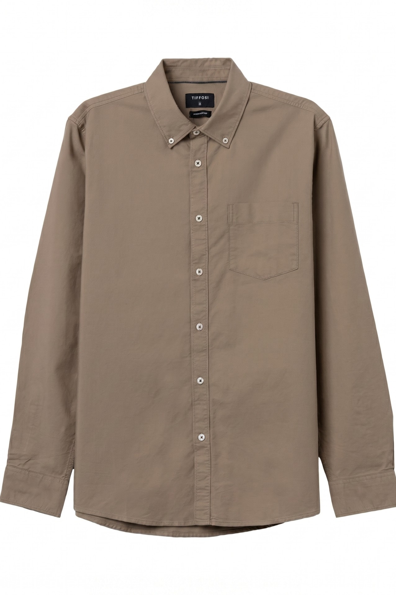 Beige Regular Fit Shirt