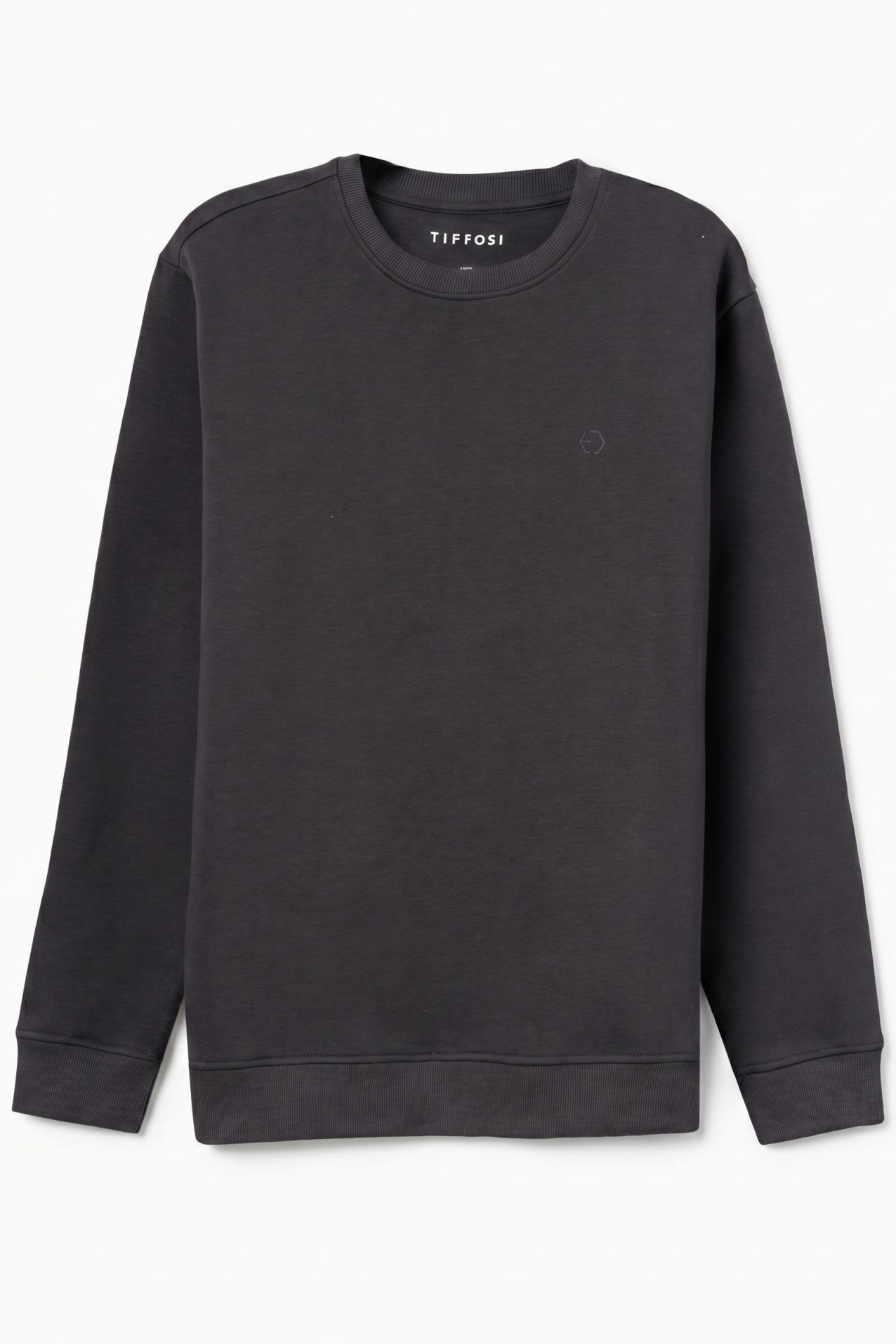 Grey casual fit sweatshirt