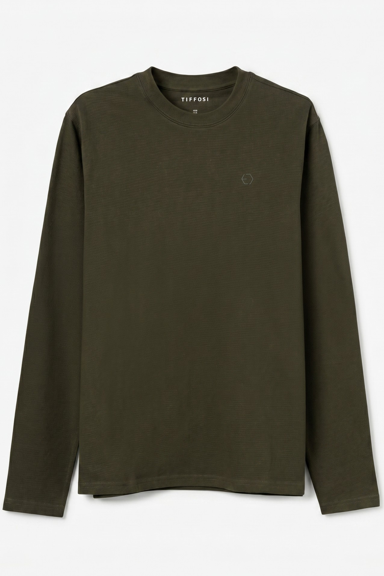 T-shirt manga comprida verde