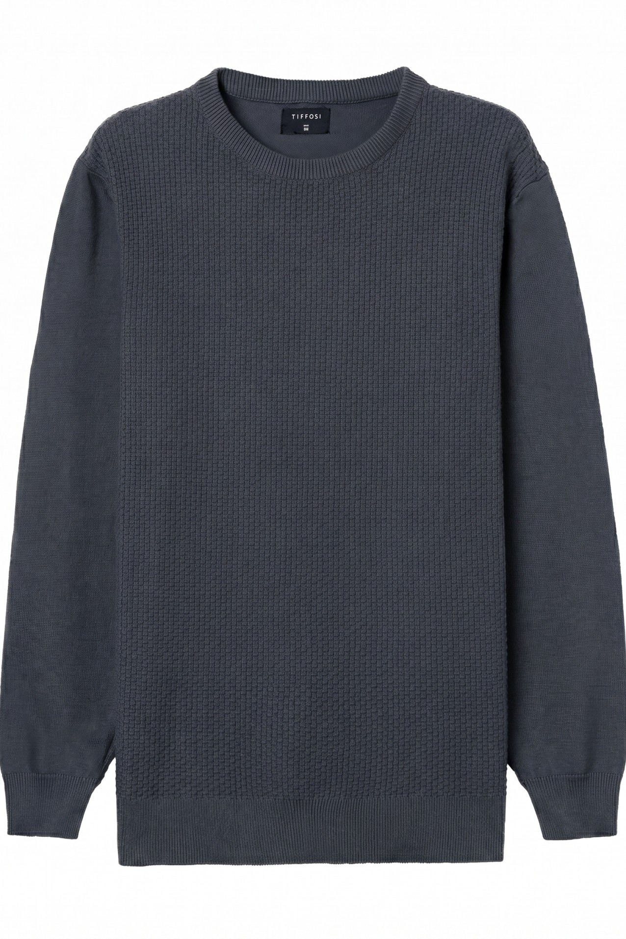 Camisola azul escura casual