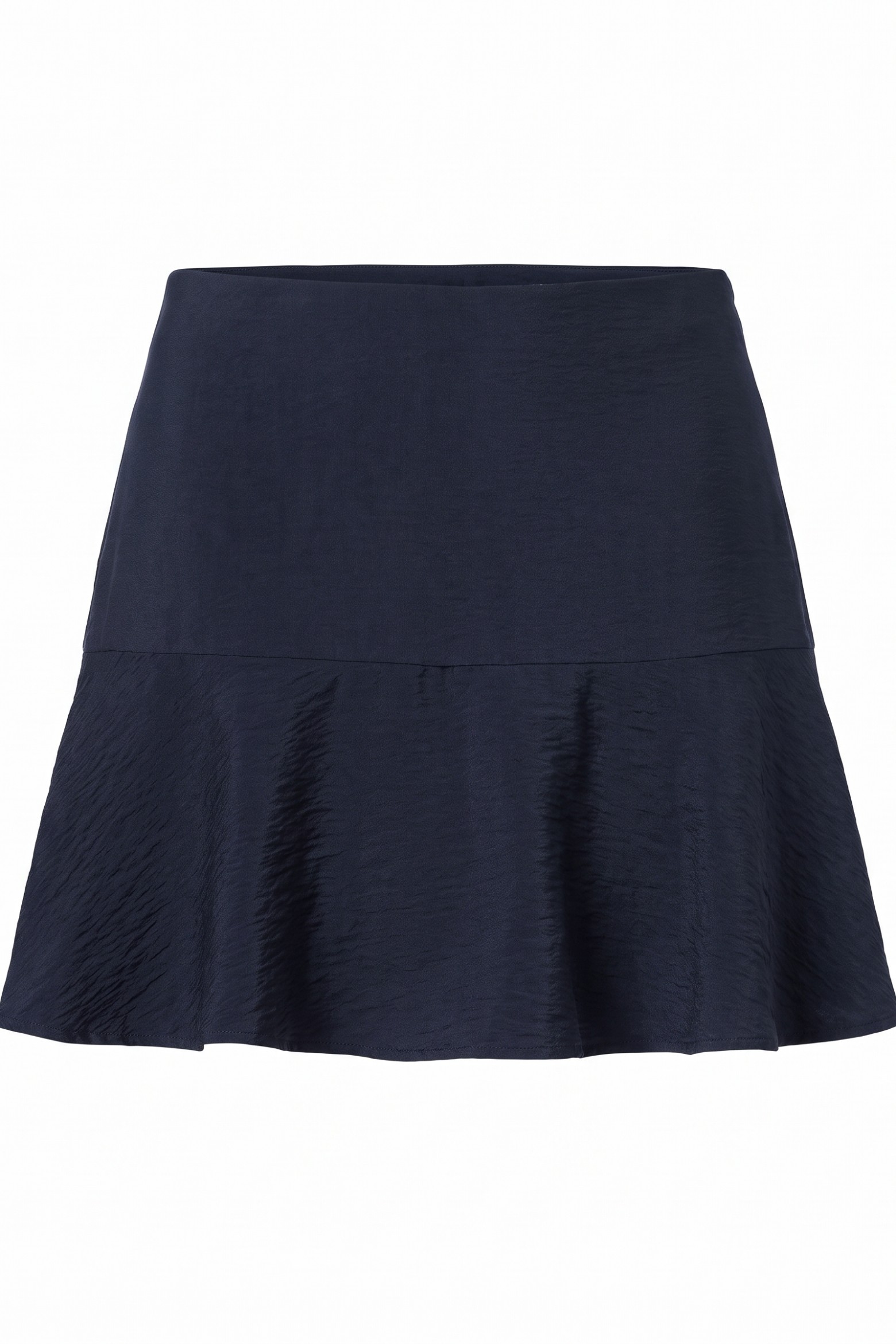 Navy Blue Flared Shorts