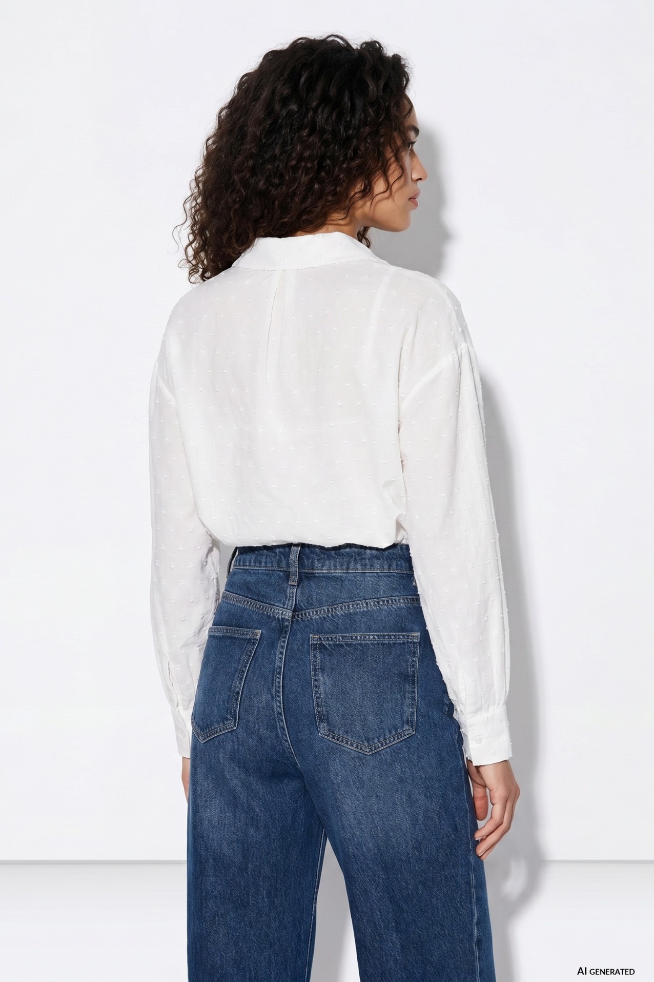 Long Sleeve Off-White Shirt