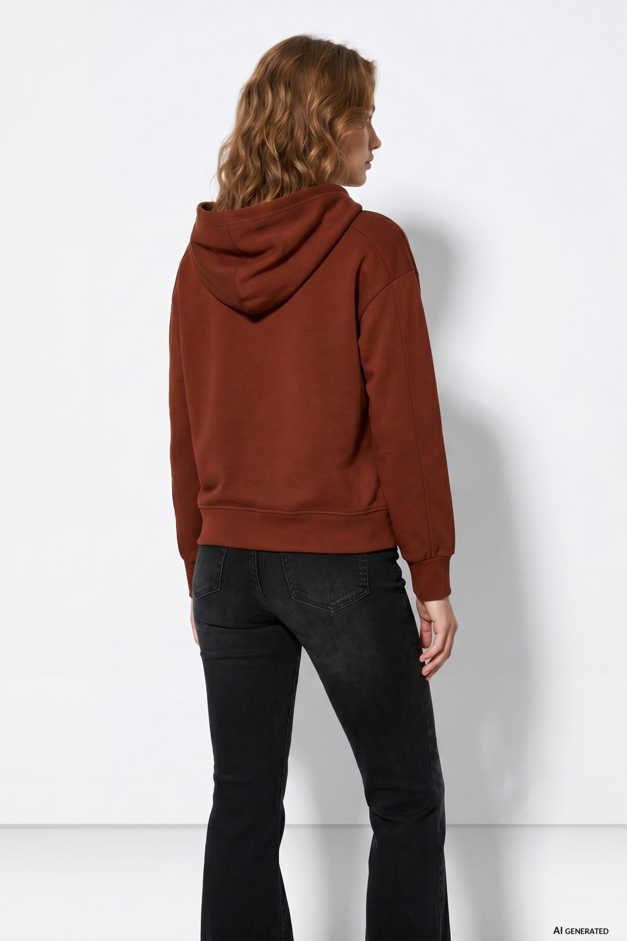 Sweatshirt laranja casual