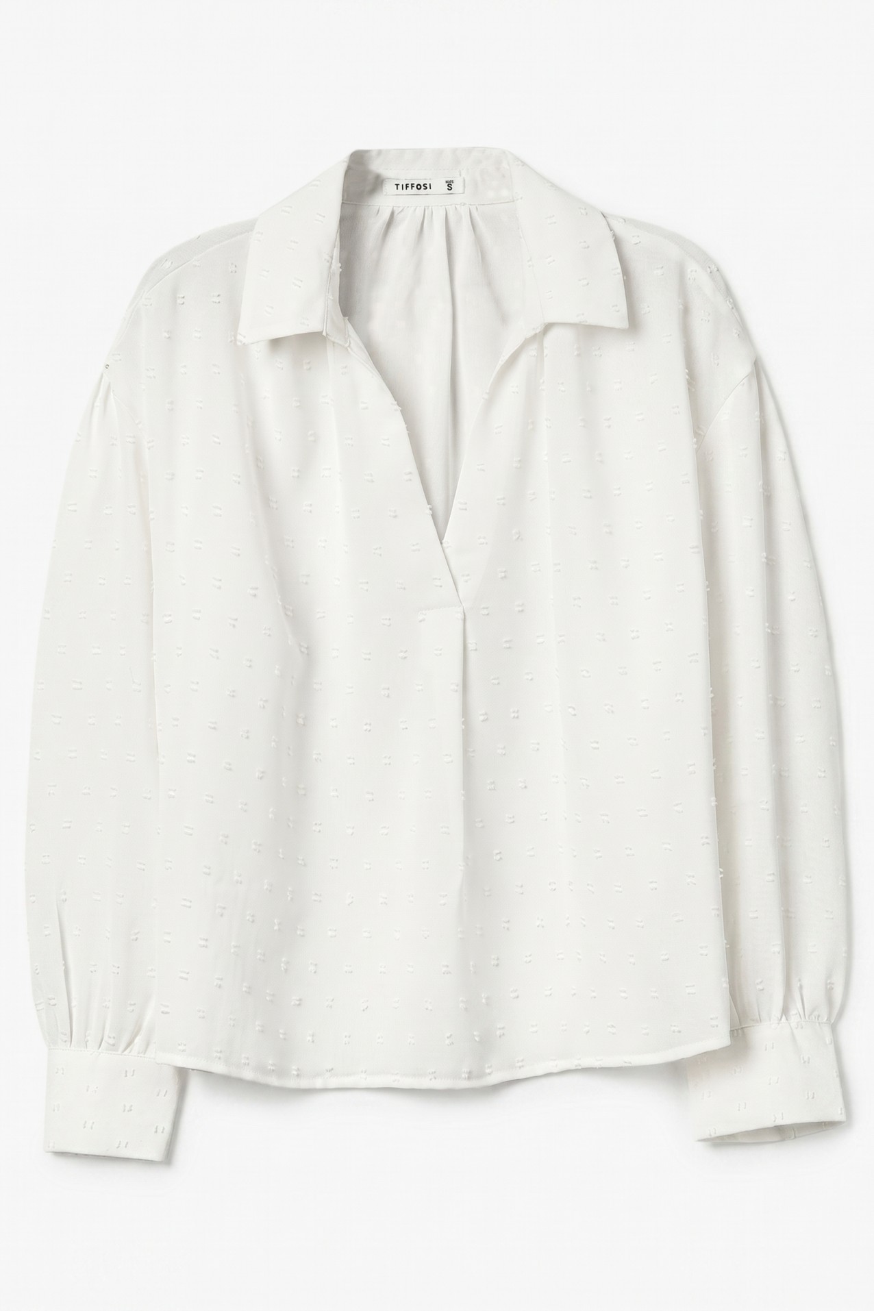 Long Sleeve Off-White Shirt