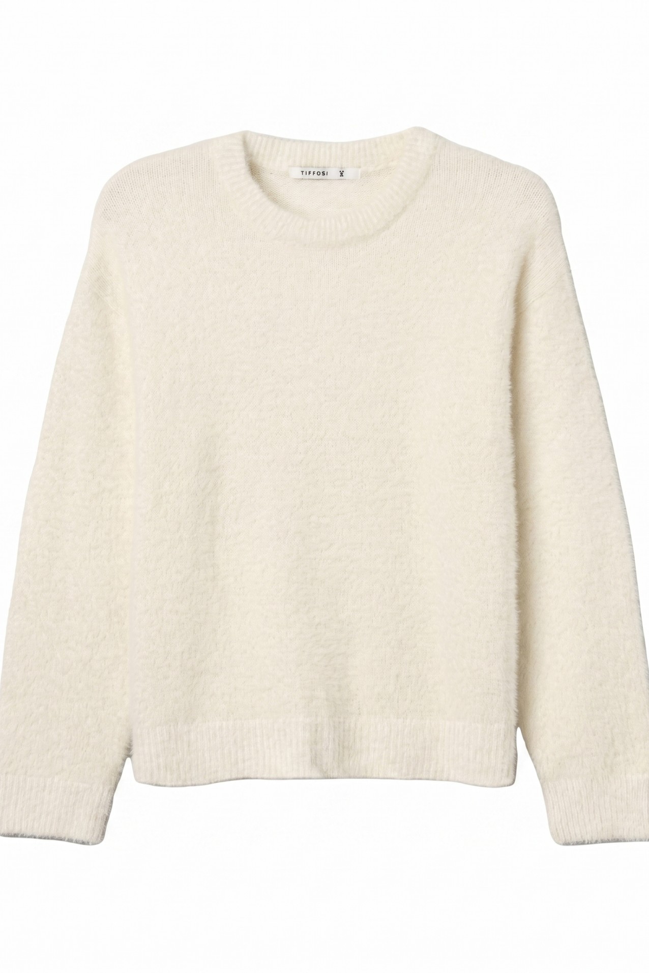 Off-white relaxed fit sweater