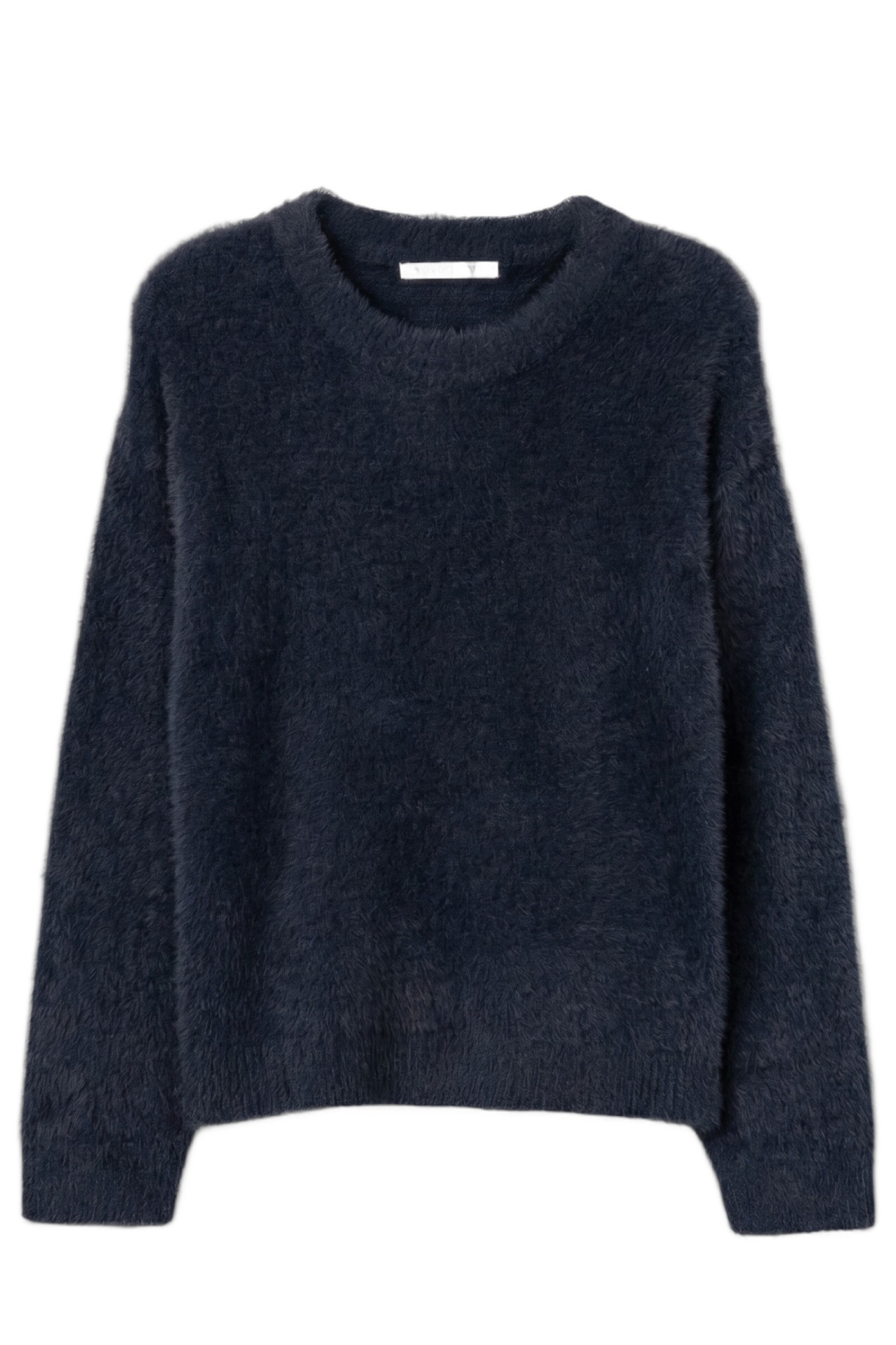 Navy Blue Fluffy Jumper