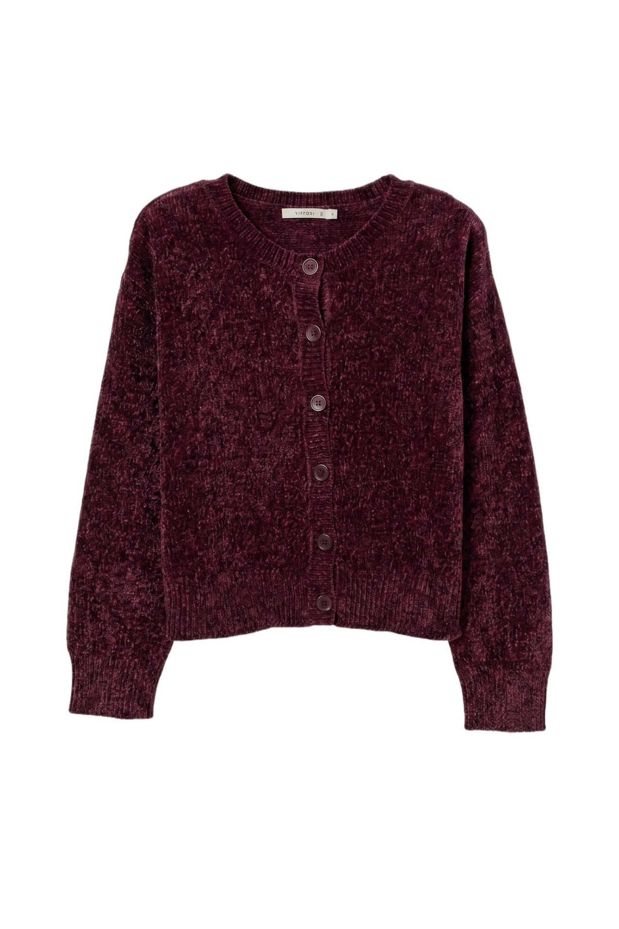 Chunky Red Cardigan