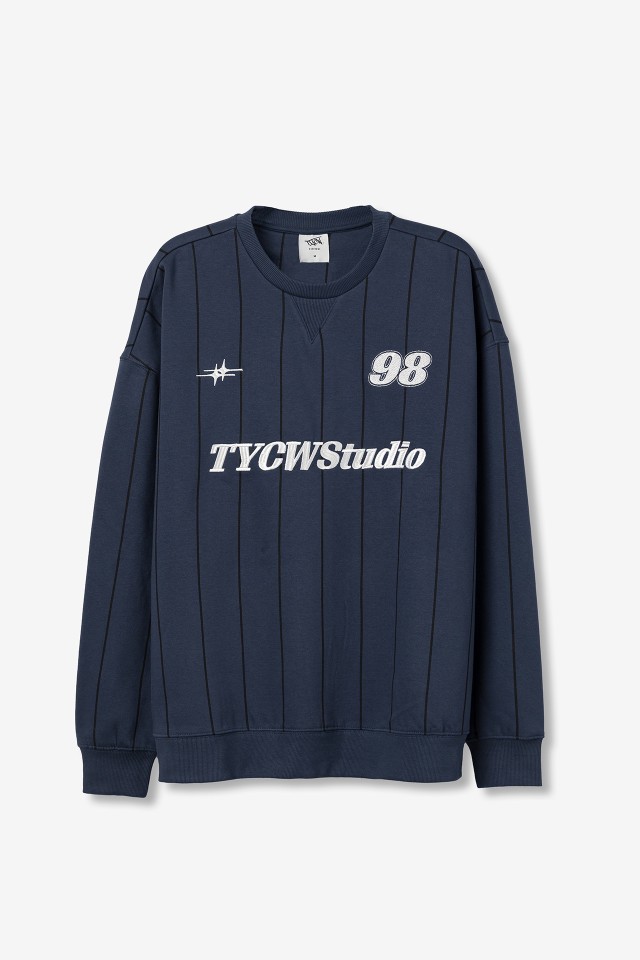 Sudadera azul marino rayas Sudadera azul marino rayas