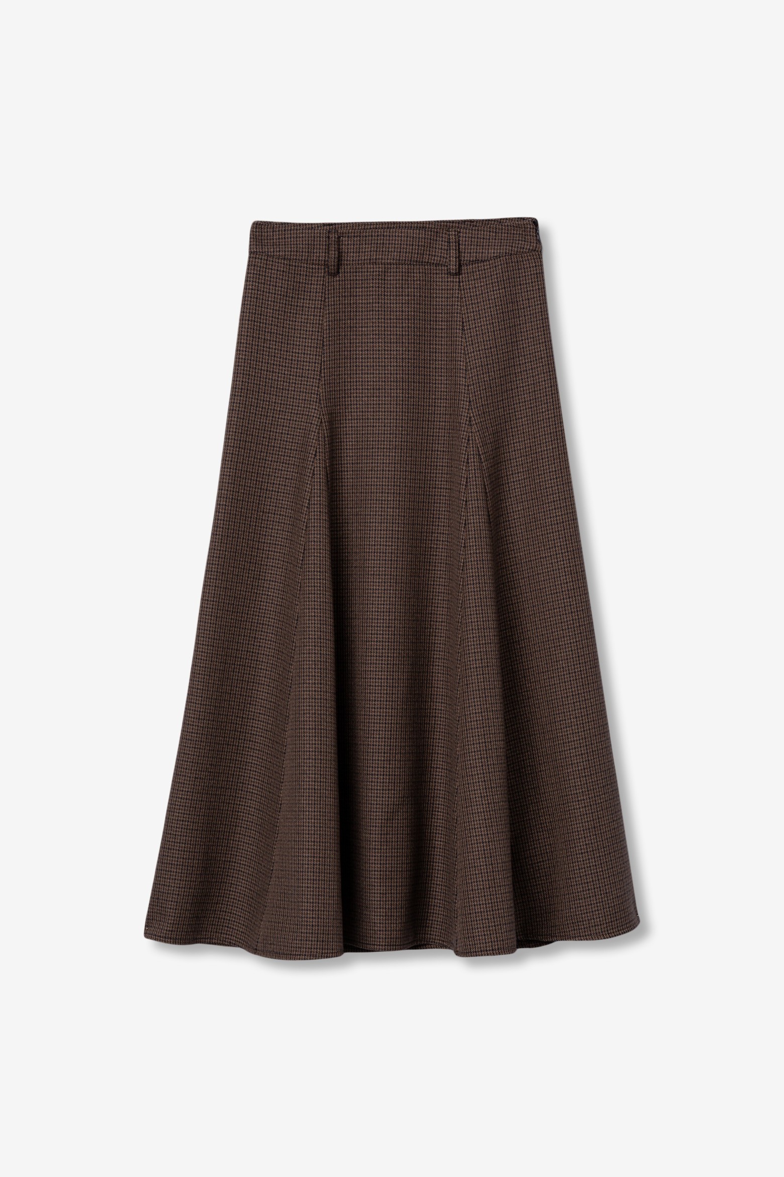 Midi Beige Skirt Casual
