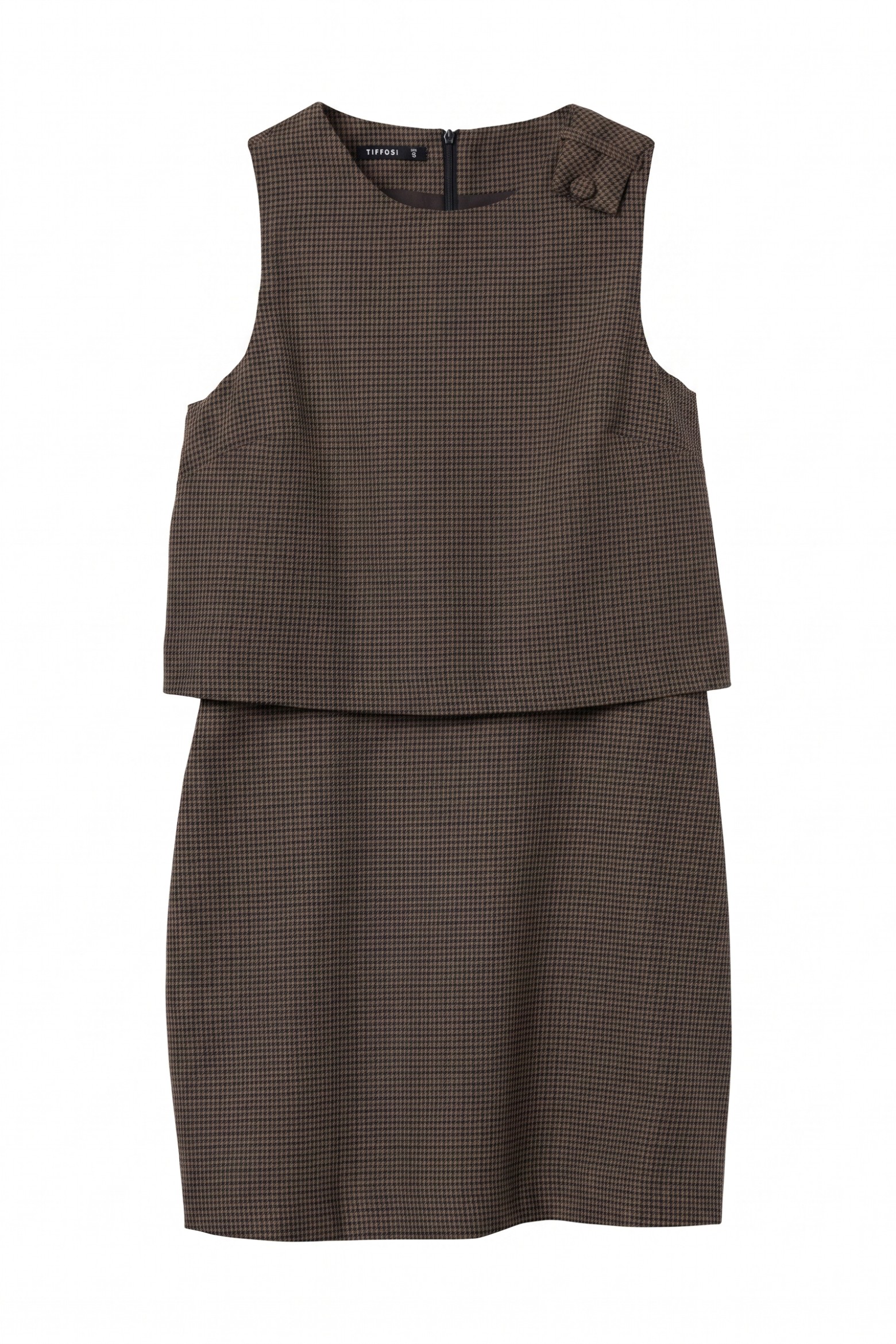 Beige Minimalist Sleeveless Jumpsuit