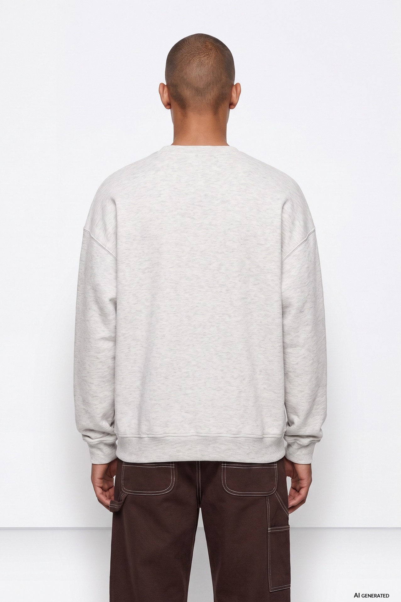 Grey Oversize Sweatshirt