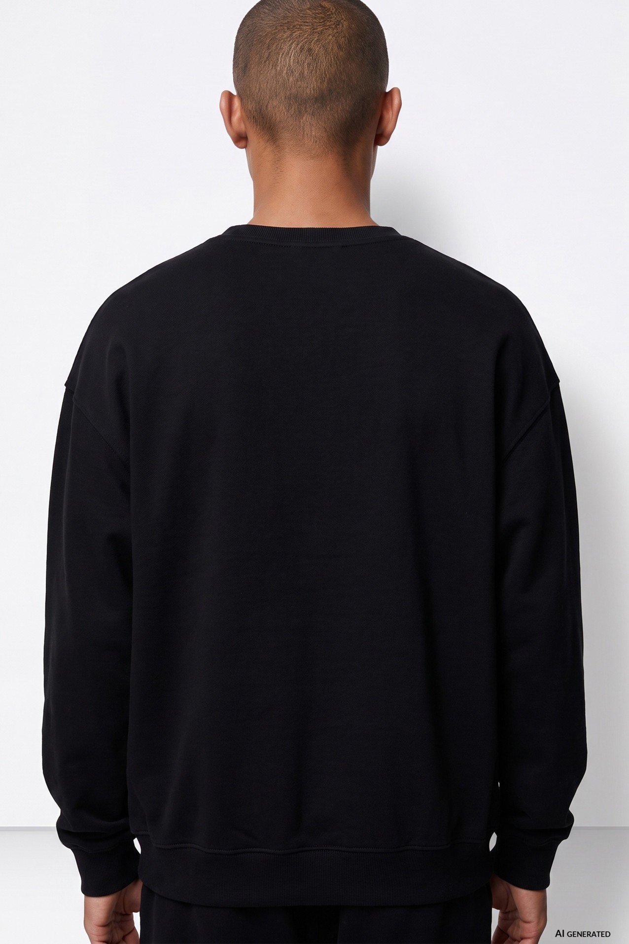 Black Oversize Sweatshirt