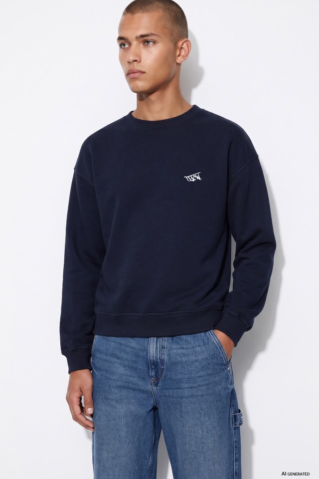 Navy Blue Sweatshirt