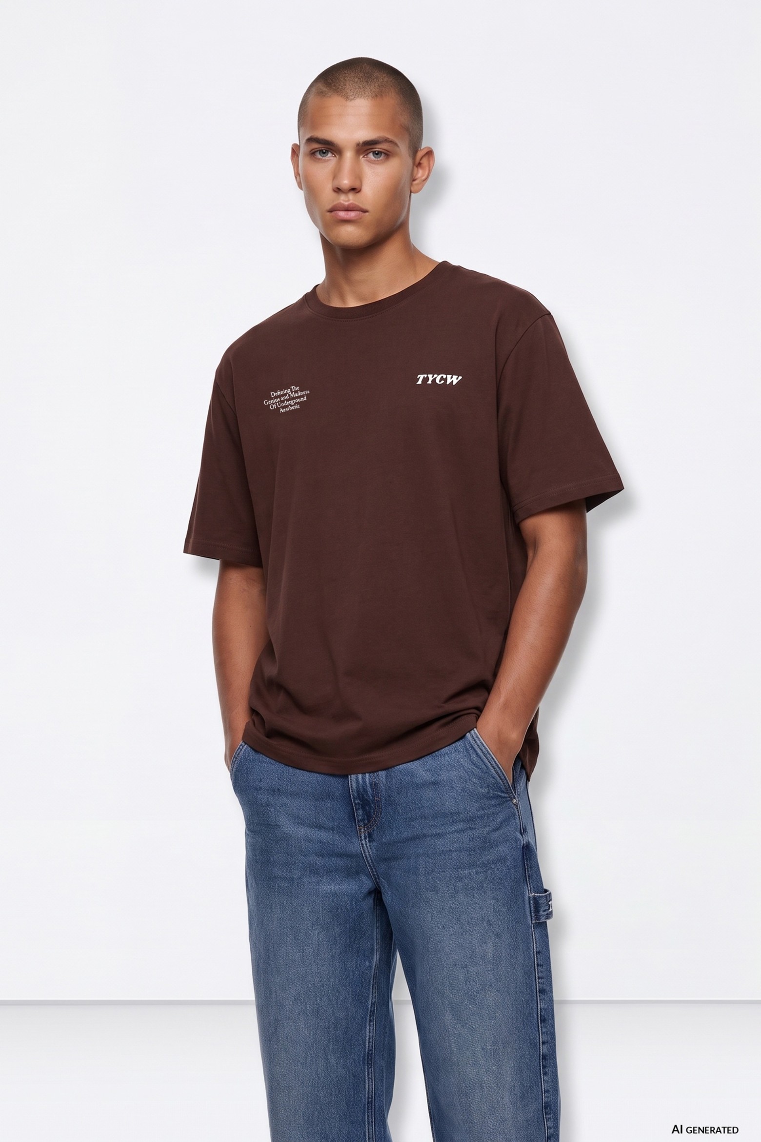 Chocolate Oversize Urban Tee