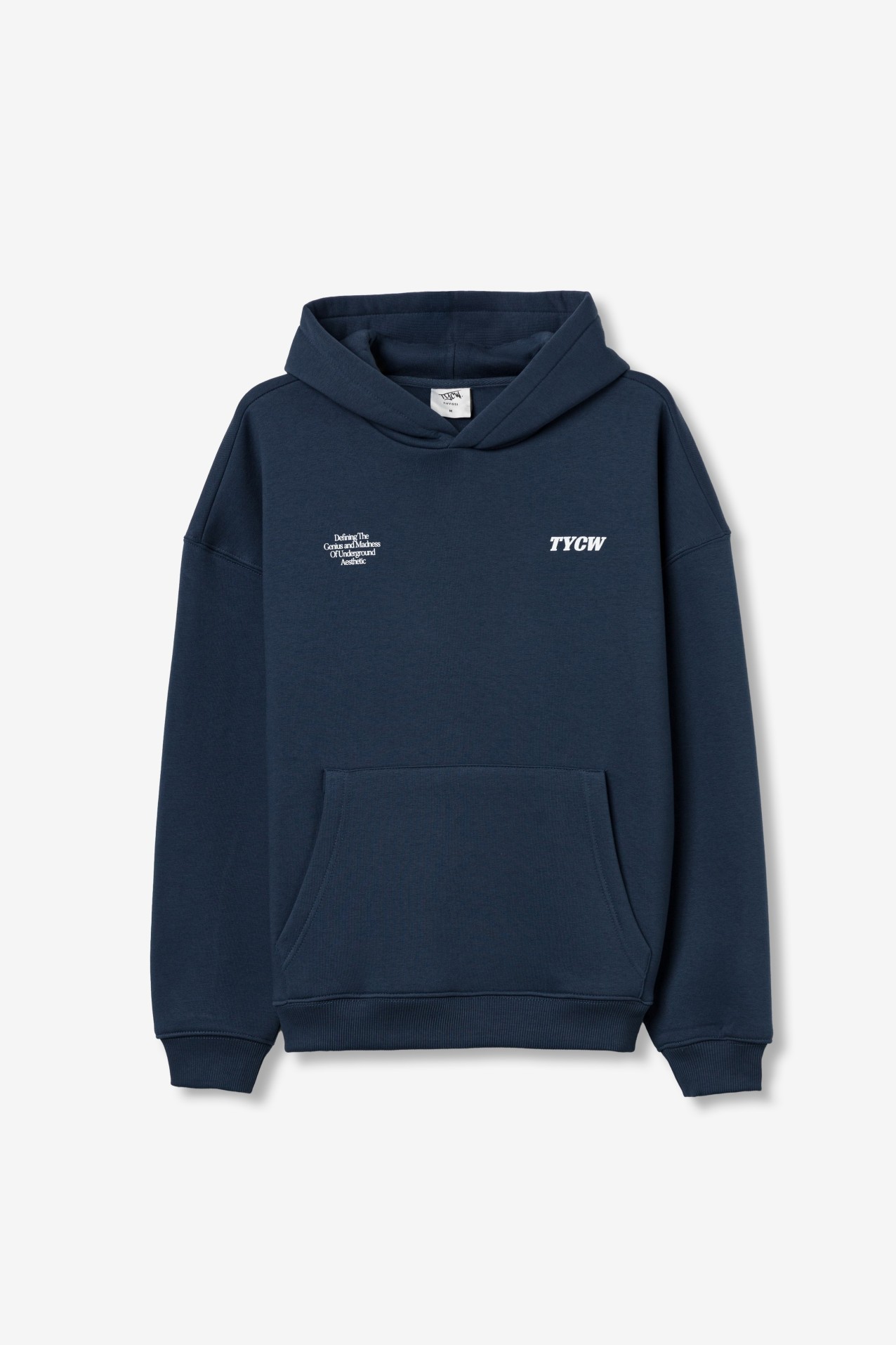 Navy Blue Oversize Hoodie
