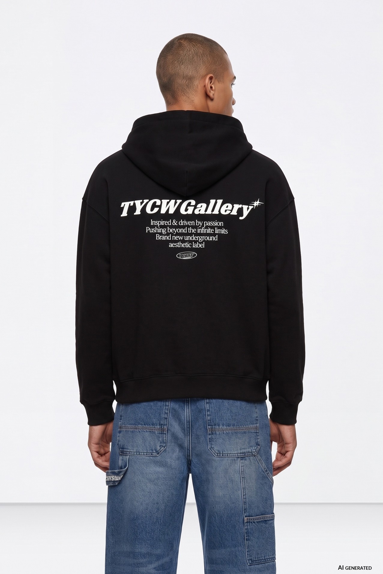 Black Hoodie TYCWGallery Print