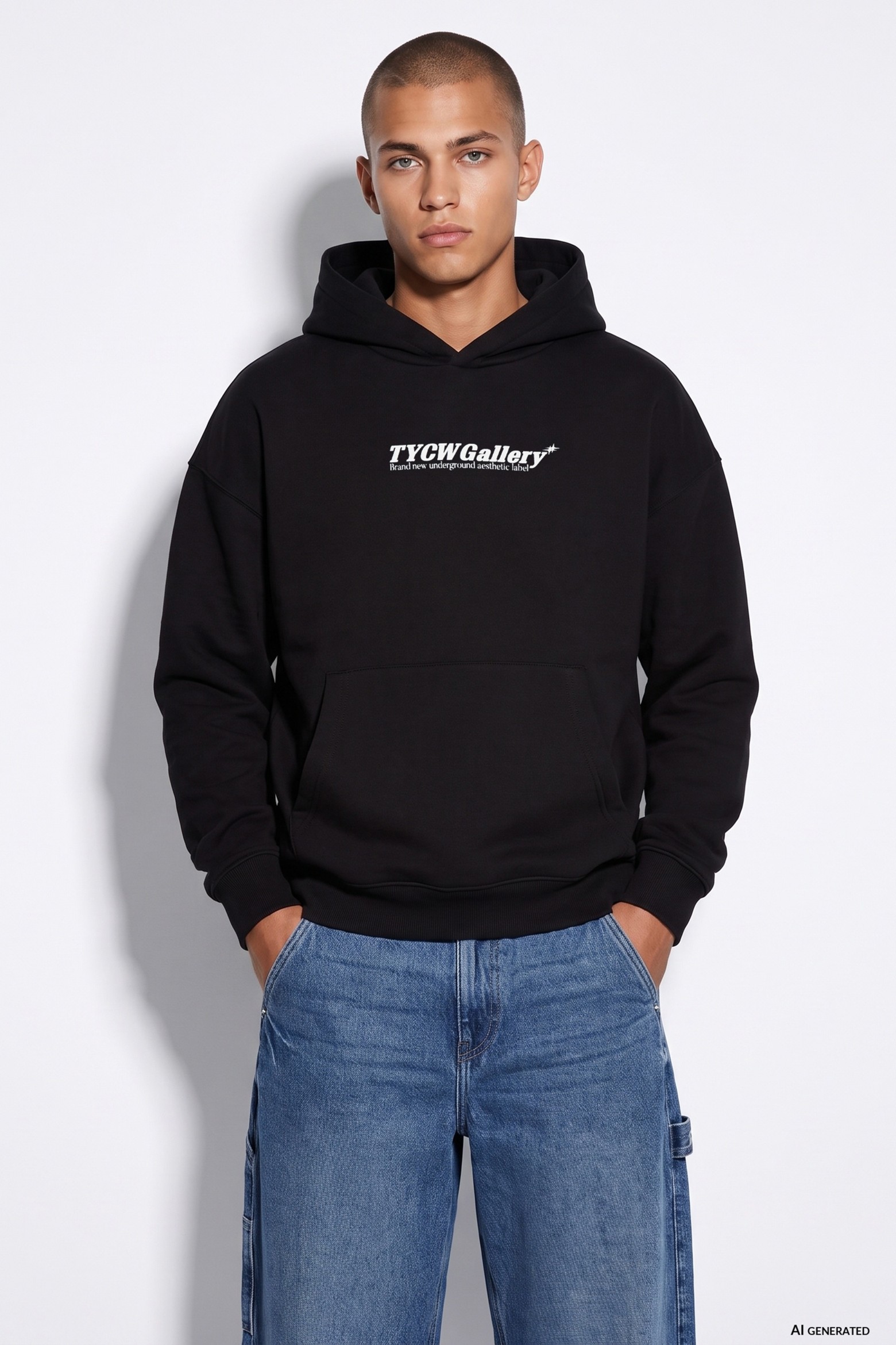 Black Hoodie TYCWGallery Print