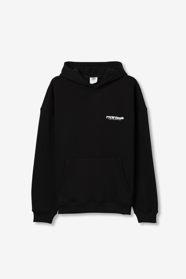 Sudadera negra oversize capucha Sudadera negra oversize capucha