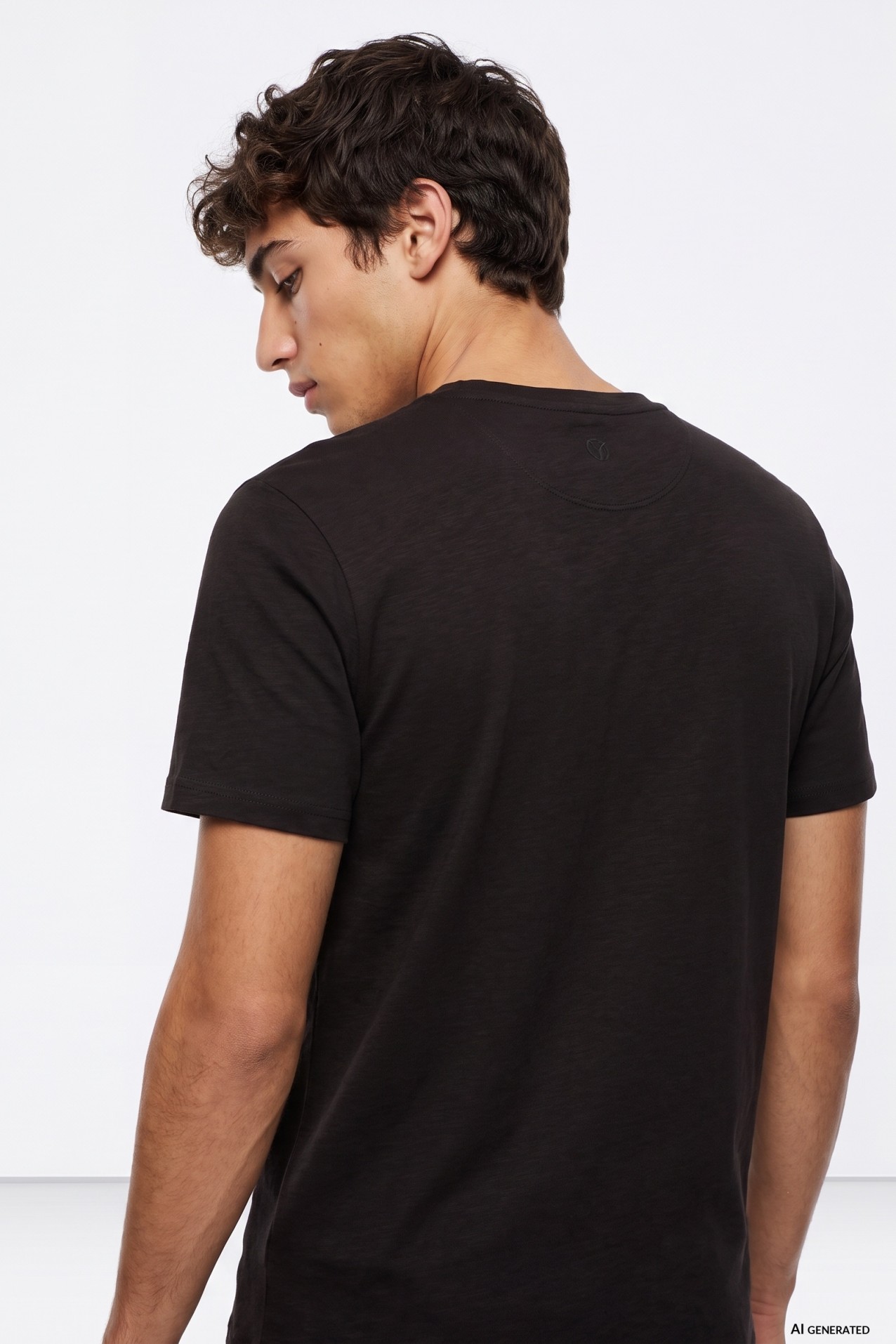 Dark Brown Short Sleeve Tee