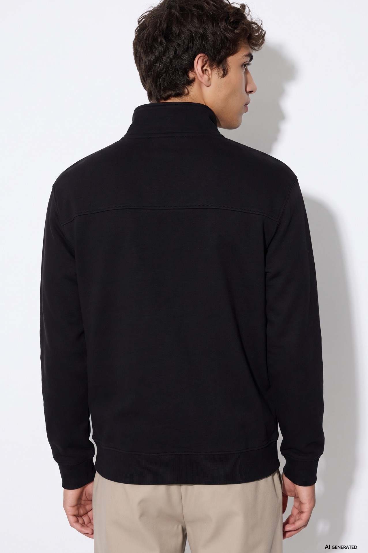 Black Zip Sweatshirt
