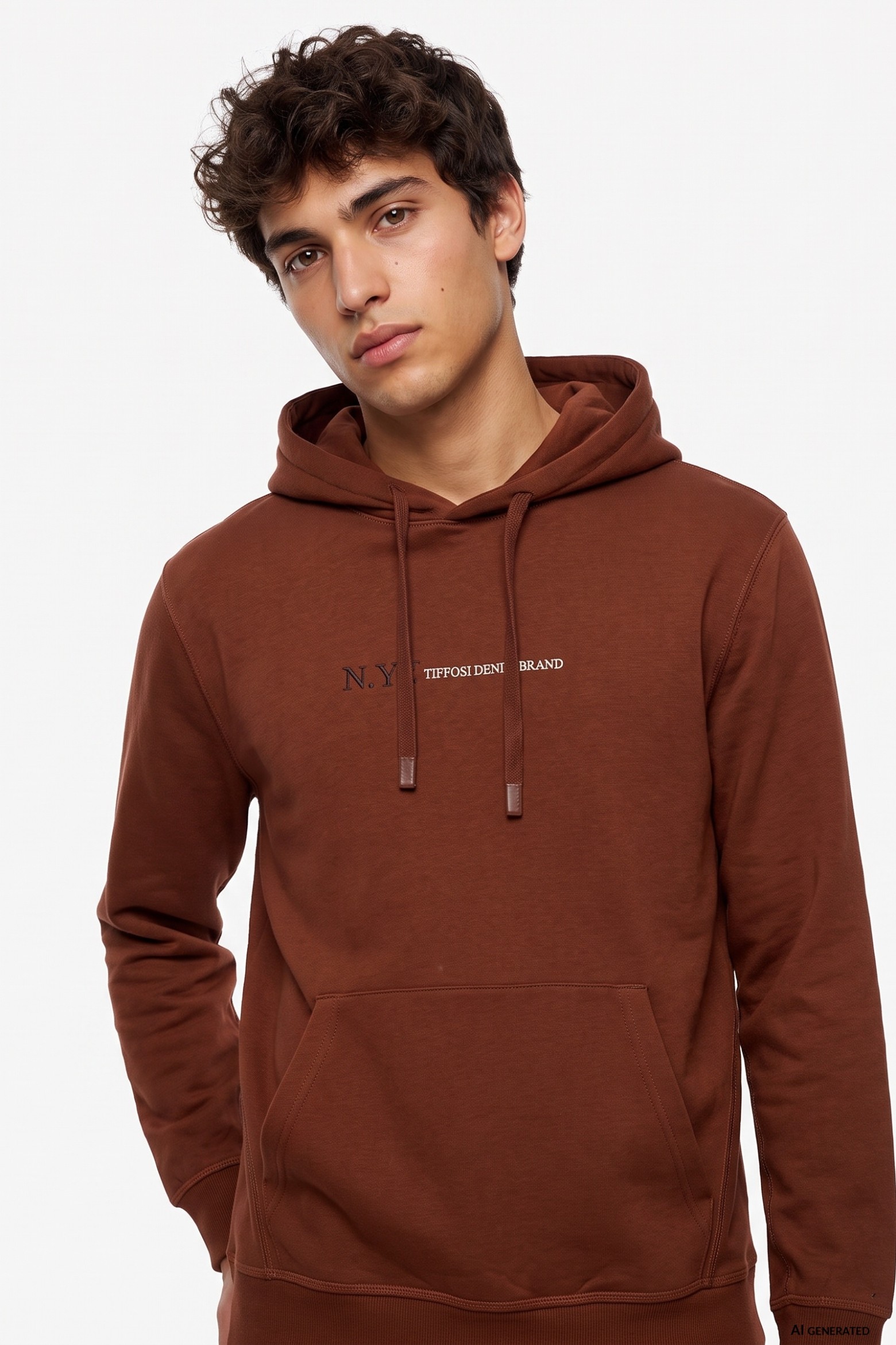 Brown Oversize Hoodie