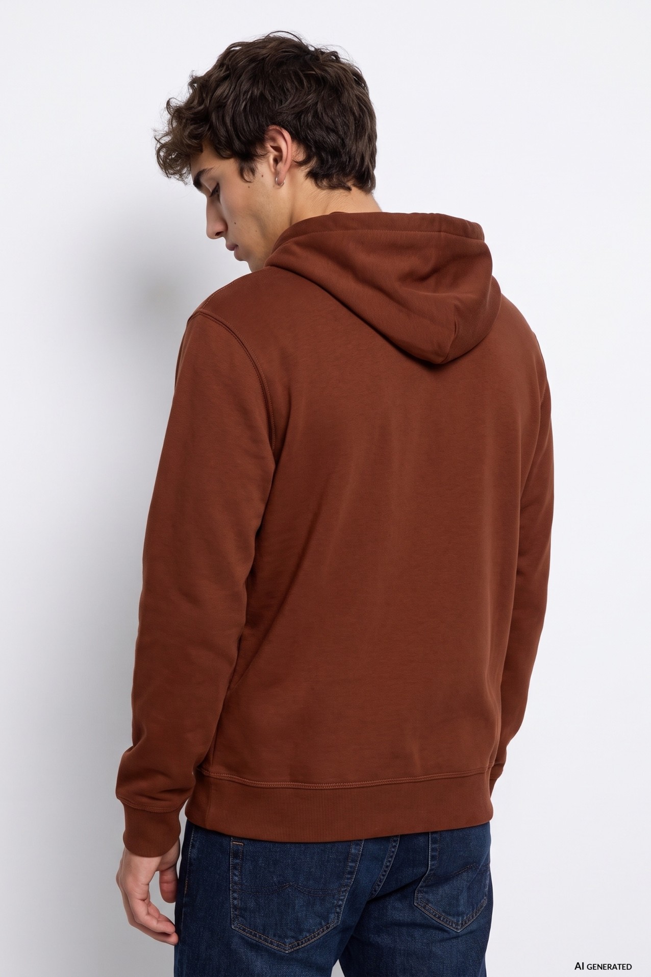 Brown Oversize Hoodie