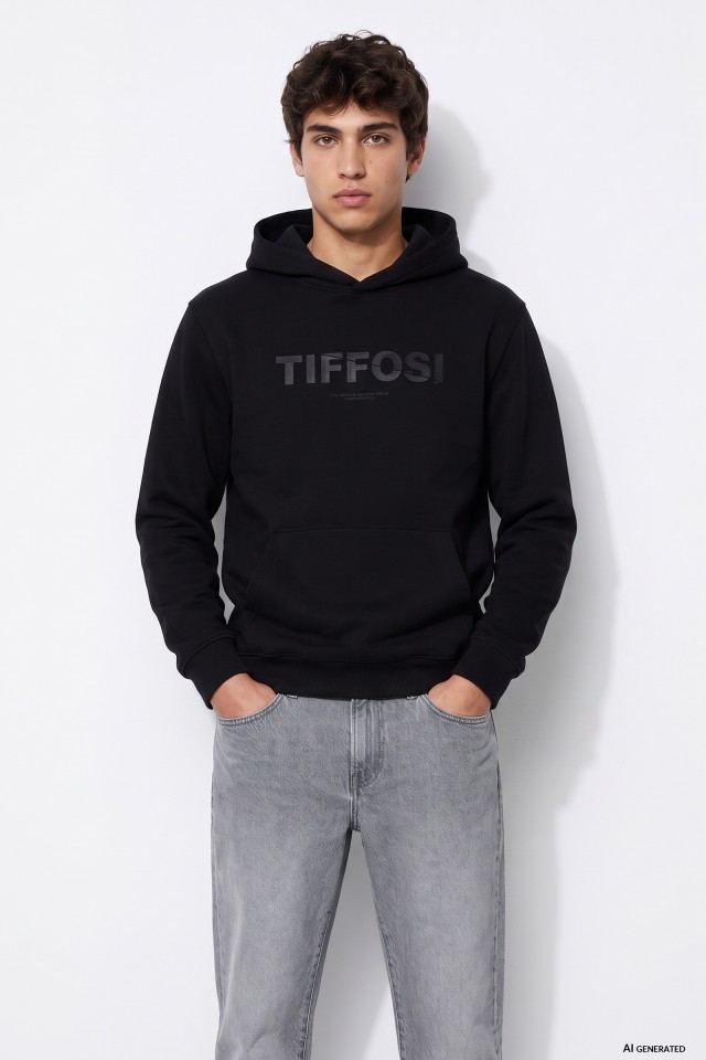 Black Hoodie With Logo